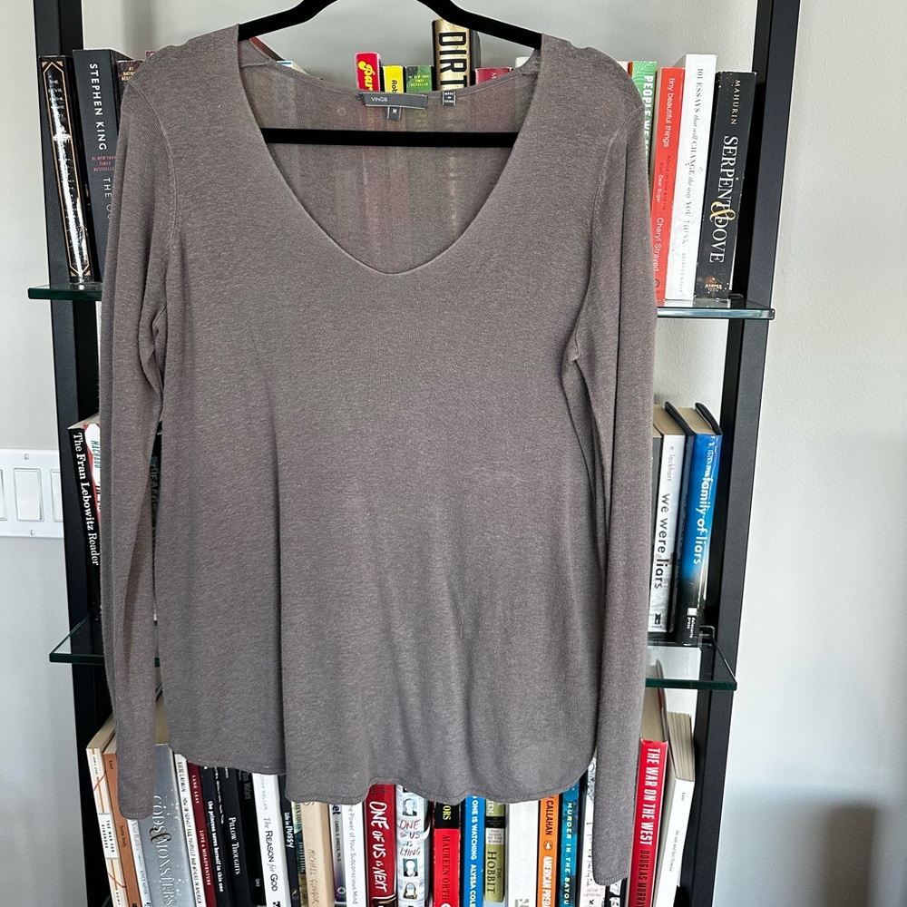 Vince Long Sleeve Basic Top